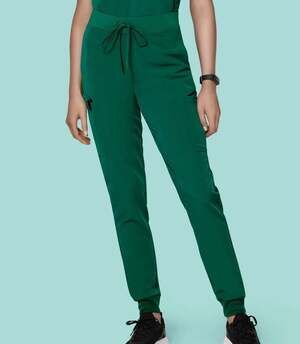 Mandala Scrubs Women's Green Jogger Scrub Pants Size XL Petite